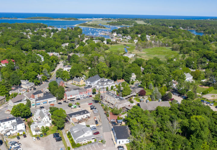 Aerial view of Cohasset, MA